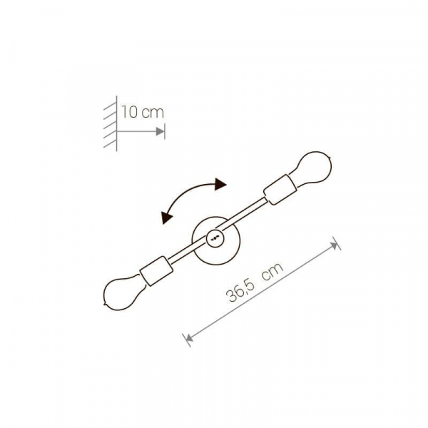 Бра Nowodvorski Sticks 9077 Бра Nowodvorski Sticks 9077