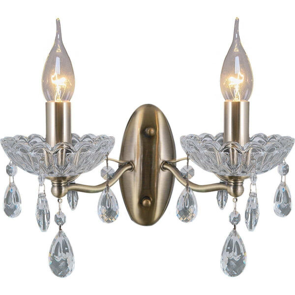 Бра Illumico IL0265-2WSQ-39 AB Бра Illumico IL0265-2WSQ-39 AB