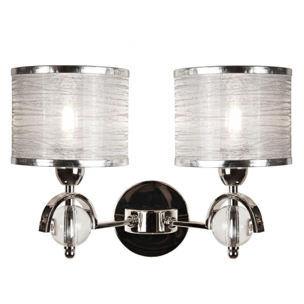 Бра iLamp Chelsea W2400-2 Nickel Бра iLamp Chelsea W2400-2 Nickel