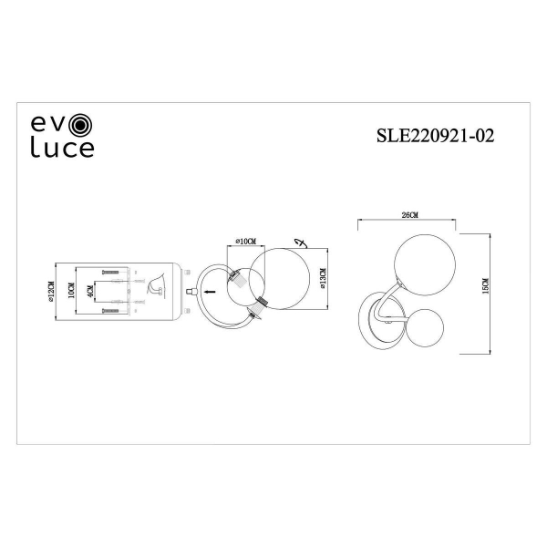 Бра Evoluce Formae SLE220921-02 Бра Evoluce Formae SLE220921-02