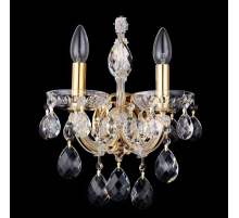 Бра Crystal Lux Isabel AP2 Gold/Transparent