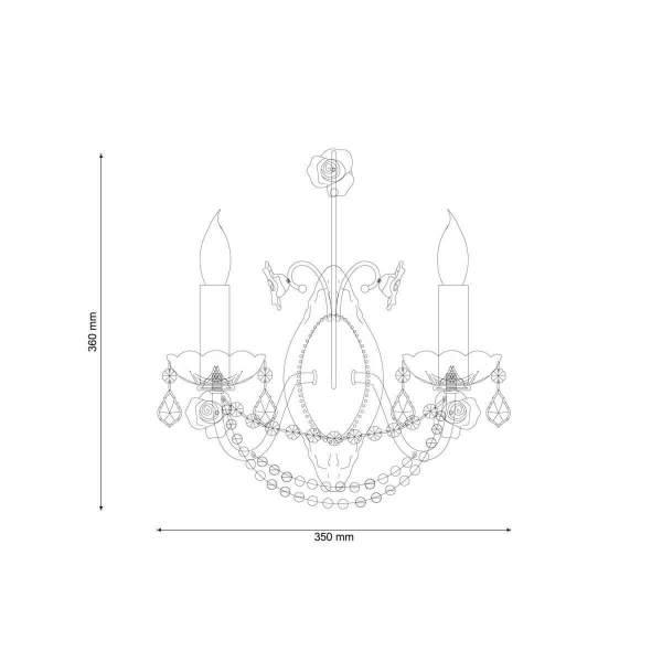 Бра Lucia Tucci Fiori Di Rose W186.2 Бра Lucia Tucci Fiori Di Rose W186.2