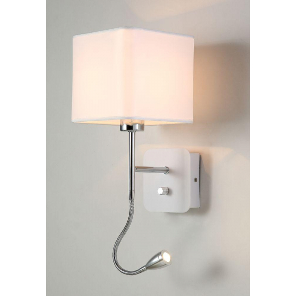 Бра Crystal Lux Paco AP2 Chrome/White Бра Crystal Lux Paco AP2 Chrome/White