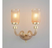 Бра Crystal Lux SILVESTRO AP2 AMBER
