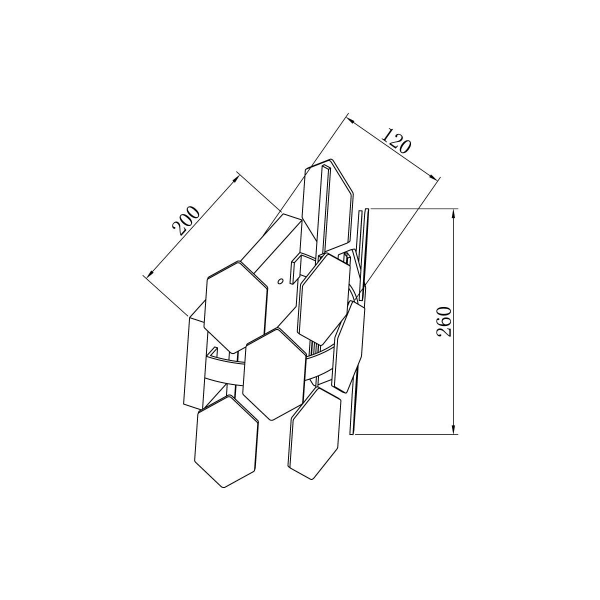 Бра Vele Luce Polaris VL4153W01 Бра Vele Luce Polaris VL4153W01