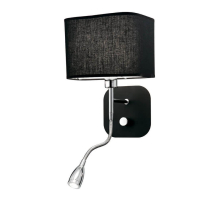 Бра Ideal Lux Holiday AP2 Nero 124179