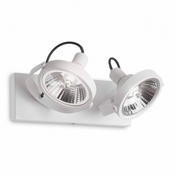 Спот Ideal Lux Glim PL2 Bianco 200200 Спот Ideal Lux Glim PL2 Bianco 200200