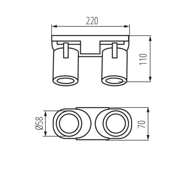 Спот Kanlux LAURIN EL-2I W 29122 Спот Kanlux LAURIN EL-2I W 29122