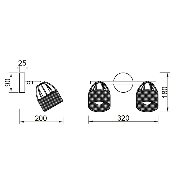 Спот Vele Luce Modello VL6452W02 Спот Vele Luce Modello VL6452W02