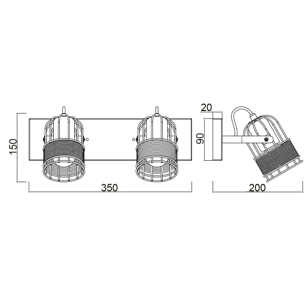 Спот Vele Luce Extra VL6472W02 Спот Vele Luce Extra VL6472W02