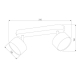 Спот TK Lighting 3403 Clark Black
