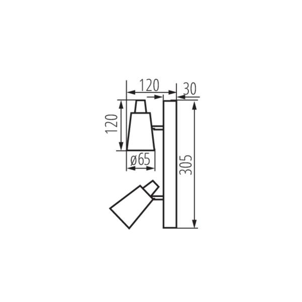 Спот Kanlux SEMPRA EL-2I B-SR 33093 Спот Kanlux SEMPRA EL-2I B-SR 33093