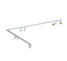 Накладной спот Nowodvorski Mono Corner 2x150 White/Gold 7695