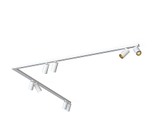 Накладной спот Nowodvorski Mono Corner 2x150 White/Gold 7695