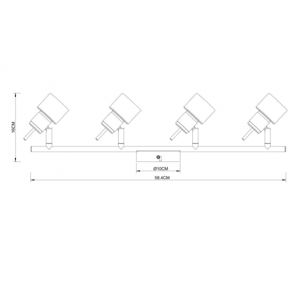 Спот Arte Lamp Almach A1906PL-4WH Спот Arte Lamp Almach A1906PL-4WH