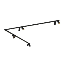 Накладной спот Nowodvorski Mono Corner 2x200 Black/Gold 7702