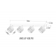 Спот Arte Lamp Atria A8031PL-4BK