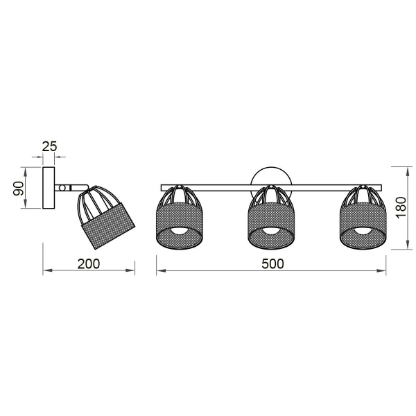 Спот Vele Luce Modello VL6452W03 Спот Vele Luce Modello VL6452W03