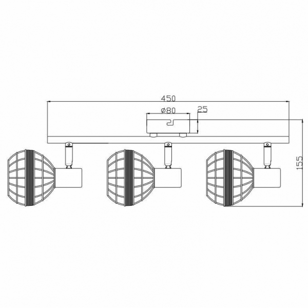 Спот Rivoli Fedora 7033-703 Б0047141 Спот Rivoli Fedora 7033-703 Б0047141