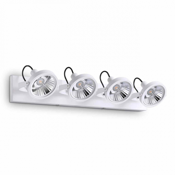 Спот Ideal Lux Glim PL4 Bianco 200217 Спот Ideal Lux Glim PL4 Bianco 200217