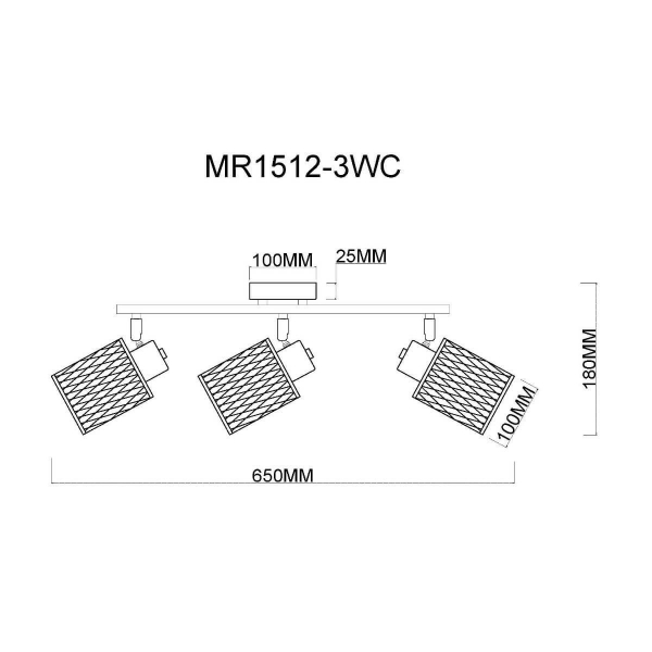 Спот MyFar Cathy MR1512-3WC Спот MyFar Cathy MR1512-3WC
