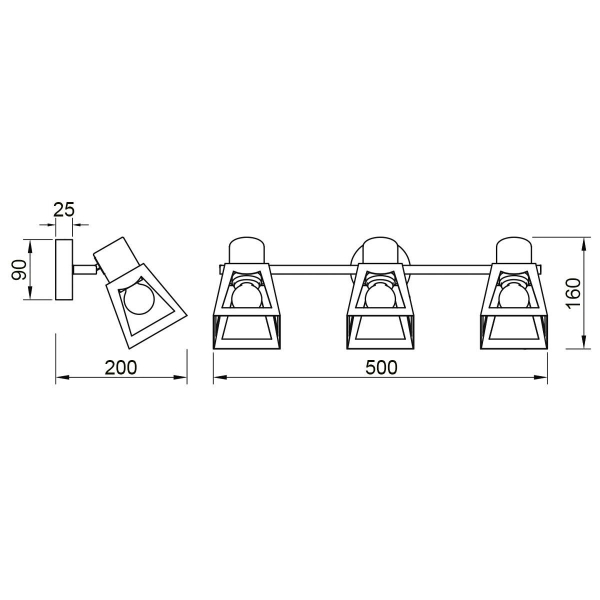 Спот Vele Luce Carisma VL6462W03 Спот Vele Luce Carisma VL6462W03