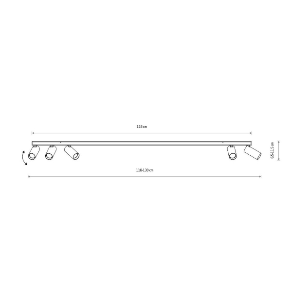 Накладной спот Nowodvorski Fourty Surface V Umbra Gray 11468