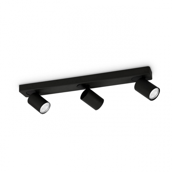 Спот Ideal Lux Rudy PL3 Nero 229058 Спот Ideal Lux Rudy PL3 Nero 229058