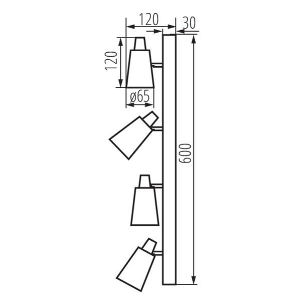 Спот Kanlux SEMPRA EL-4I B-SR 33097 Спот Kanlux SEMPRA EL-4I B-SR 33097