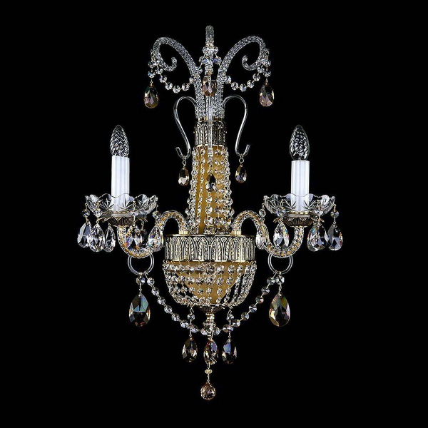 Бра Artglass Nadine II. Brass Antique CE - 8003 Бра Artglass Nadine II. Brass Antique CE - 8003