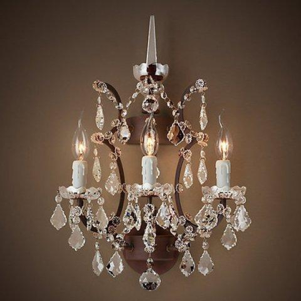 Бра Loft-Concept RH Rococo Iron  Crystal Chandelier 44.493-0 20676
