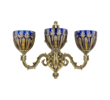 Бра Bohemia Ivele 7101B15/3/210 GB P1 U Amber-Blue/H-1I
