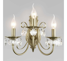 Бра Eurosvet Alda 3305/3 латунь/прозрачный хрусталь Strotskis a072113