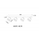 Спот Arte Lamp Amaks A8028PL-4BK