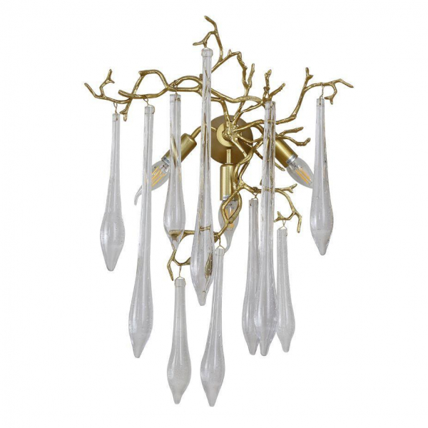 Бра Crystal Lux Reina AP3 Gold Pearl Бра Crystal Lux Reina AP3 Gold Pearl
