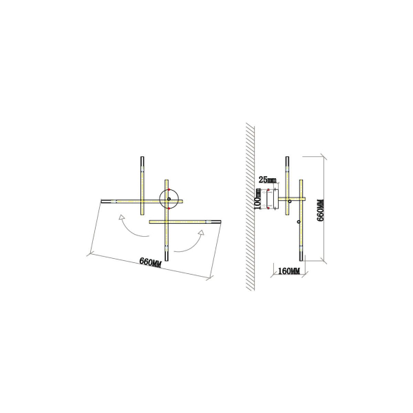 Бра Vele Luce Corda VL5534W14 Бра Vele Luce Corda VL5534W14