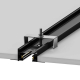 Шинопровод Hesby Lighting Skylite встраиваемый Однофазный 220В-1м, чёрный HSBL_0011