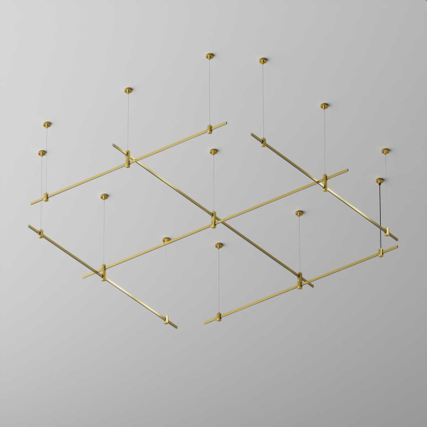 Шинопровод Maytoni Technical Flarity латунь 2м TRX154-112BS