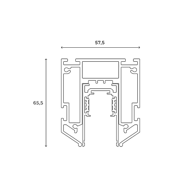 Шинопровод под натяжной потолок Hesby Lighting ElDeko HSBL_0072_1