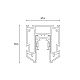 Шинопровод под натяжной потолок Hesby Lighting ElDeko HSBL_0072_1