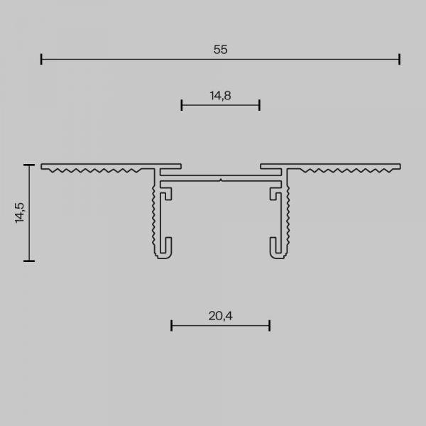 Шинопровод Maytoni Technical Basity Busbar TRX172-121B Шинопровод Maytoni Technical Basity Busbar TRX172-121B