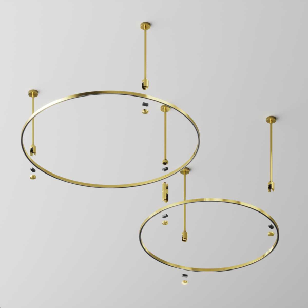 Шинопровод Maytoni Technical Flarity Busbar TRX154-R-D800-BS