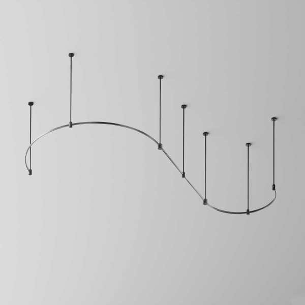 Шинопровод круглый из полукругов 1200мм Maytoni Technical FLARITY Busbar trunkings Flarity TRX154-2SR-D1200-B