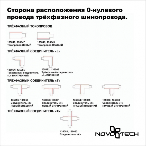 Шинопровод Novotech Port 135236 Шинопровод Novotech Port 135236