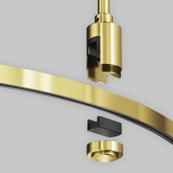 Шинопровод круглый из полукругов 1500мм Maytoni Technical FLARITY Busbar trunkings Flarity TRX154-2SR-D1500-BS