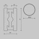 Шинопровод Maytoni Technical Flarity Busbar TRX154-R-D800-B