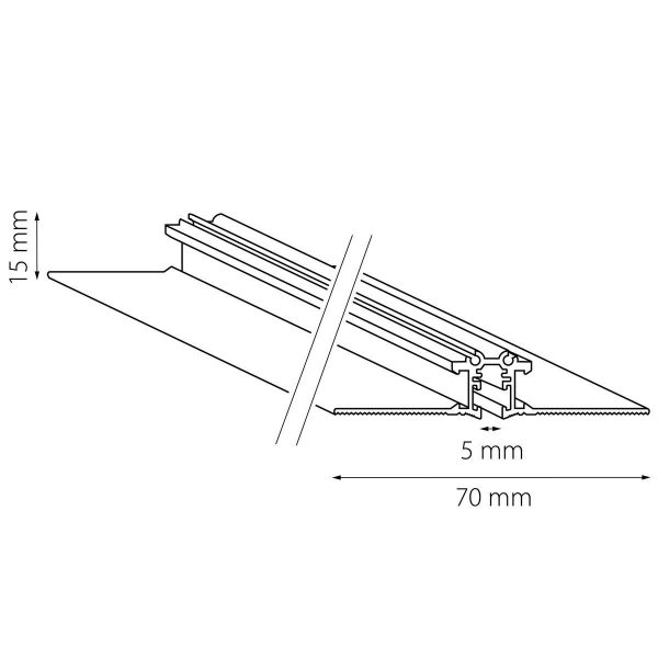 Шинопровод встраиваемый Lightstar Linea 506227 Шинопровод встраиваемый Lightstar Linea 506227