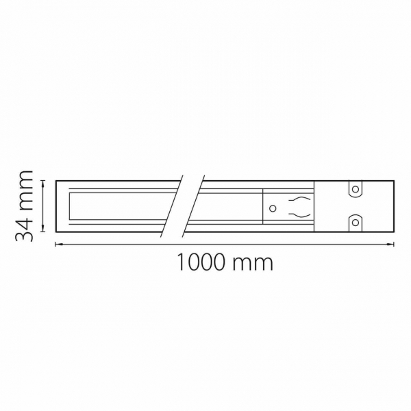 Шинопровод трехфазный Lightstar Barra 504015 Шинопровод трехфазный Lightstar Barra 504015