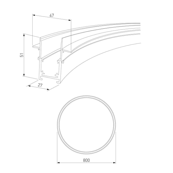 Встраиваемый шинопровод Elektrostandard Slim Magnetic 85158/00 a066494 Встраиваемый шинопровод Elektrostandard Slim Magnetic 85158/00 a066494