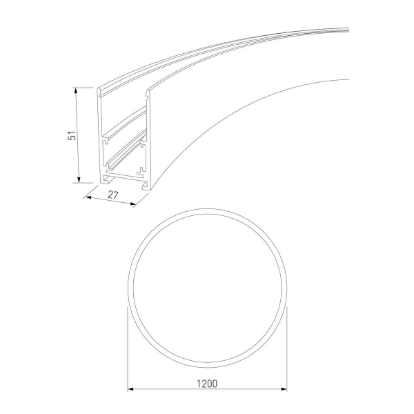 Шинопровод Elektrostandard Slim Magnetic 85161/00 a066498 Шинопровод Elektrostandard Slim Magnetic 85161/00 a066498